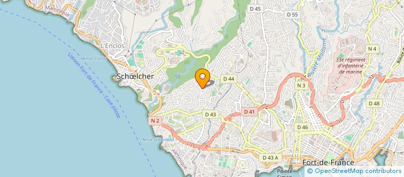 localisation de l'entreprise SR AUTO SCHOELCHER à SCHŒLCHER