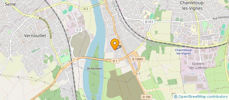 localisation de l'entreprise SR AUTOMATIQUES à TRIEL-SUR-SEINE