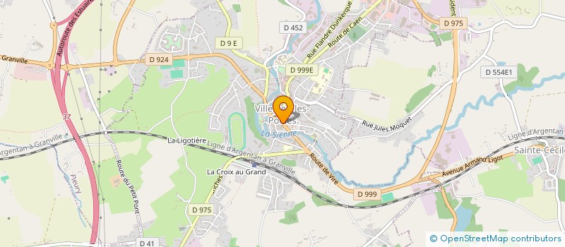 localisation de l'entreprise SR AUTOMOTIVE  VILLEDIEU-LES-POELES-ROUFFIGNY