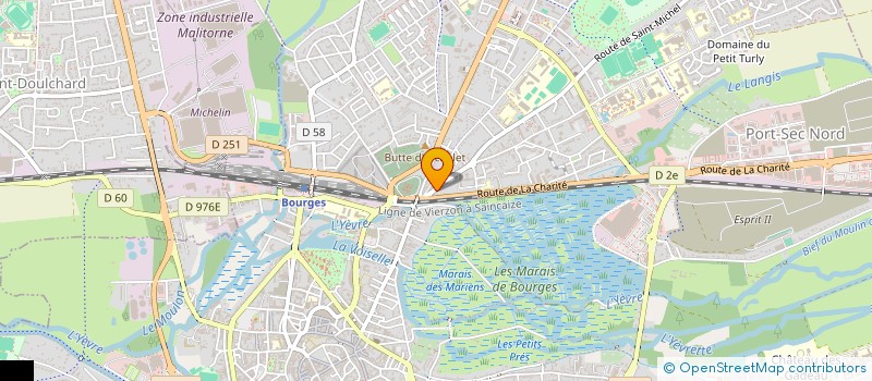 localisation de l'entreprise SR BATIMENT à BOURGES
