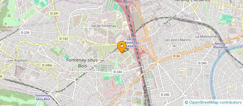 localisation de l'entreprise SR BTP PRO  NOGENT-SUR-MARNE