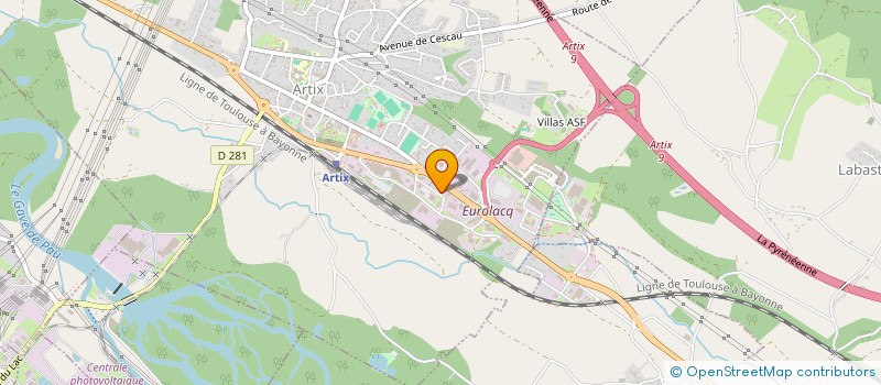 localisation de l'entreprise SR-CONCEPT  ARTIX