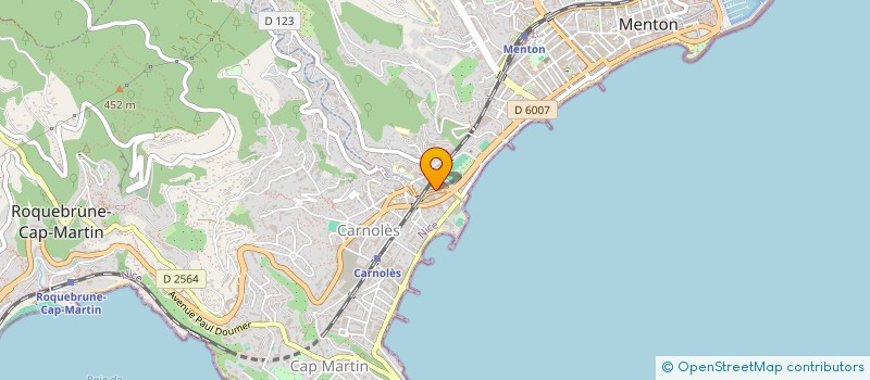 localisation de l'entreprise SR CONCEPT à MENTON