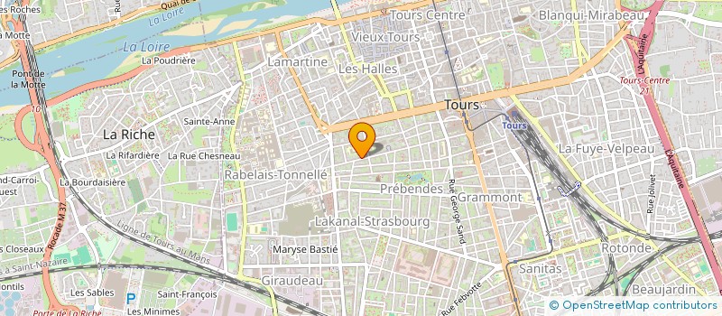 localisation de l'entreprise SR CONSEIL PHARMA à TOURS