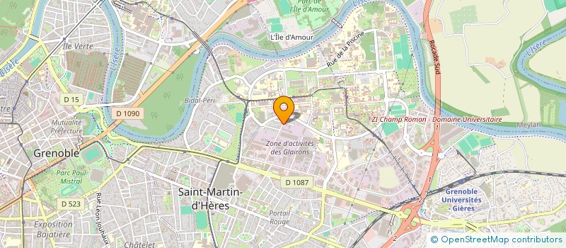 localisation de l'entreprise SR CONTROLE AUTO à SAINT-MARTIN-D'HERES