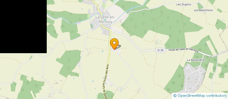 localisation de l'entreprise SR COURTAGE à LA SELLE-EN-HERMOY