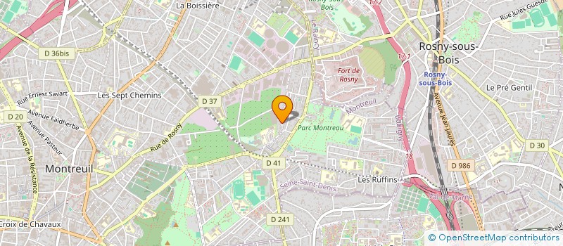 localisation de l'entreprise SR DECISIONNEL à MONTREUIL