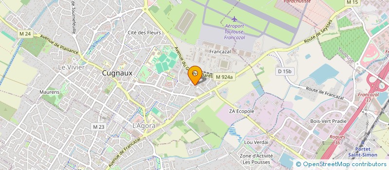 localisation de l'entreprise SR DIFFUSION SARL à CUGNAUX