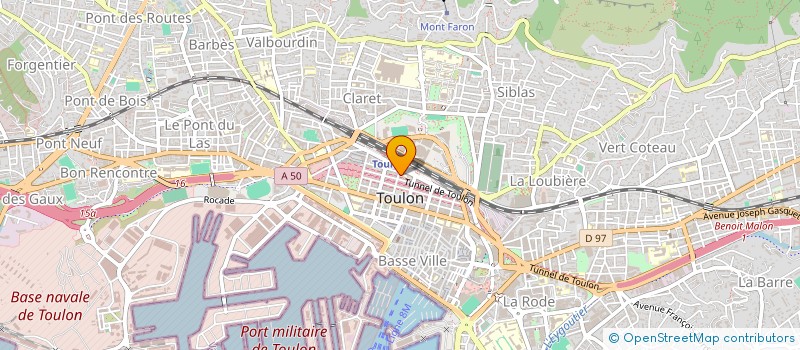 localisation de l'entreprise SR DISTRIBUTION à TOULON