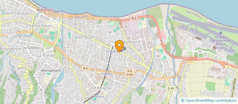 localisation de l'entreprise SR DISTRIBUTION à SAINT-DENIS