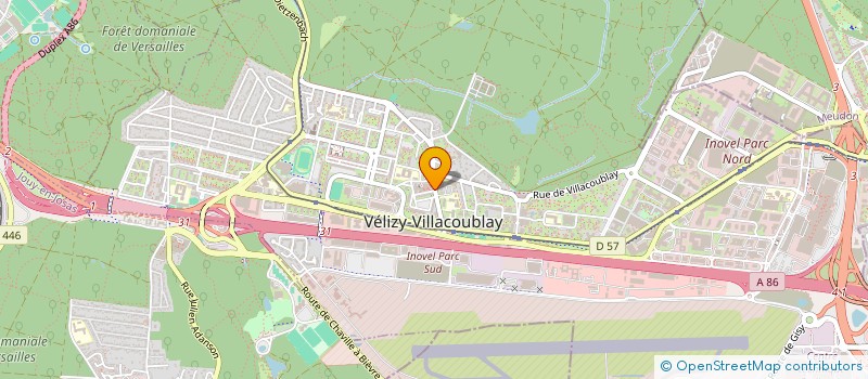 localisation de l'entreprise SR DISTRIBUTION CARAIBES à VELIZY-VILLACOUBLAY