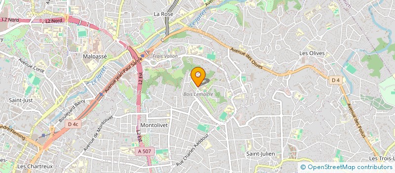 localisation de l'entreprise SR DISTRIBUTION SAS  MARSEILLE
