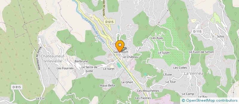 localisation de l'entreprise SR DOMICILE à CONTES
