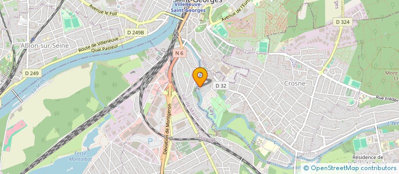 localisation de l'entreprise SR FINANCES à CROSNE