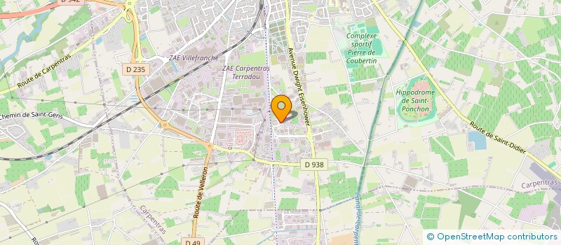 localisation de l'entreprise SR FIT  CARPENTRAS