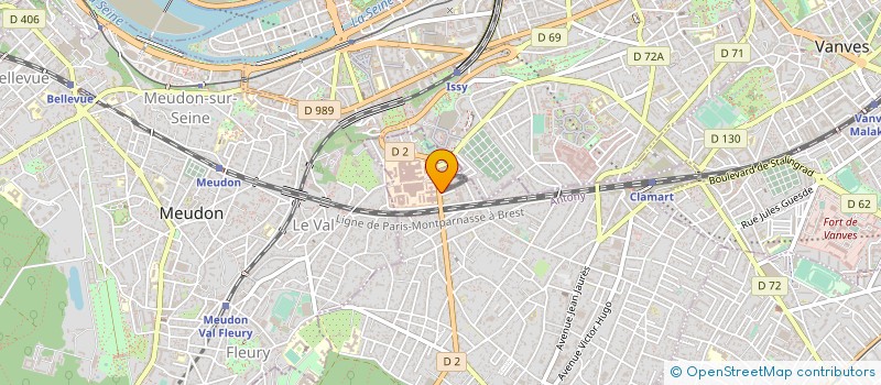 localisation de l'entreprise SR GENIE CLIMATIQUE à CLAMART