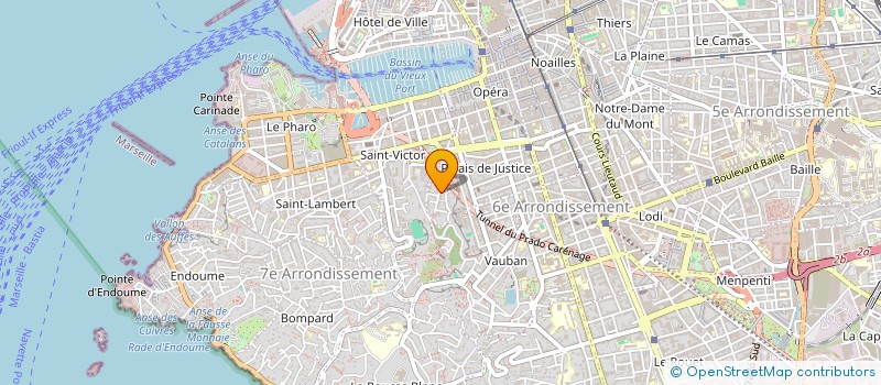 localisation de l'entreprise SR GESTAD à MARSEILLE