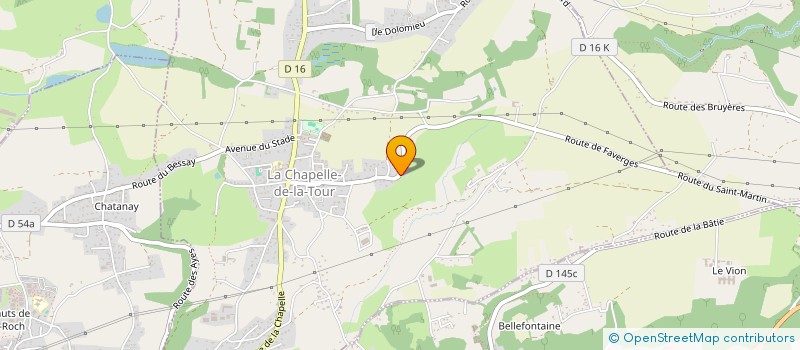 localisation de l'entreprise SR GESTION ET SECRETARIAT  LA CHAPELLE-DE-LA-TOUR