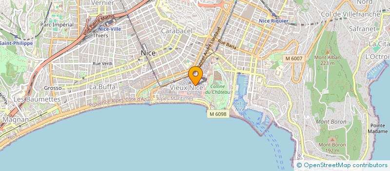 localisation de l'entreprise SR GROUPE à NICE
