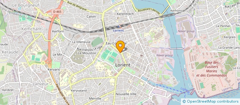 localisation de l'entreprise SR GROUPE à LORIENT