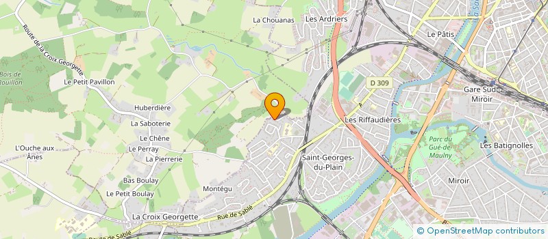 localisation de l'entreprise SR IMMO à LE MANS