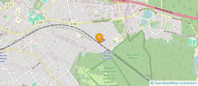 localisation de l'entreprise SR IMMO  NOISY LE GRAND