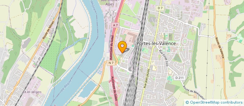 localisation de l'entreprise SR IMMO  PORTES-LES-VALENCE