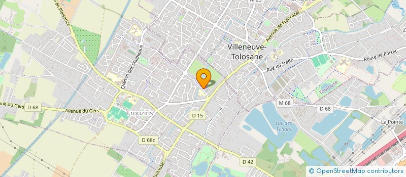 localisation de l'entreprise SR IMMO  FROUZINS