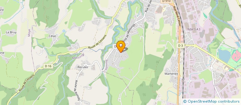 localisation de l'entreprise SR IMMO  RUMILLY