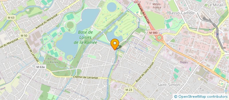 localisation de l'entreprise SR IMMO XV  TOURNEFEUILLE