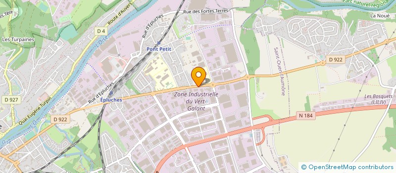 localisation de l'entreprise SR INVEST à SAINT-OUEN-L'AUMONE