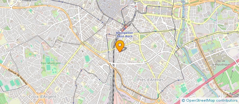 localisation de l'entreprise SR INVEST à MONTPELLIER