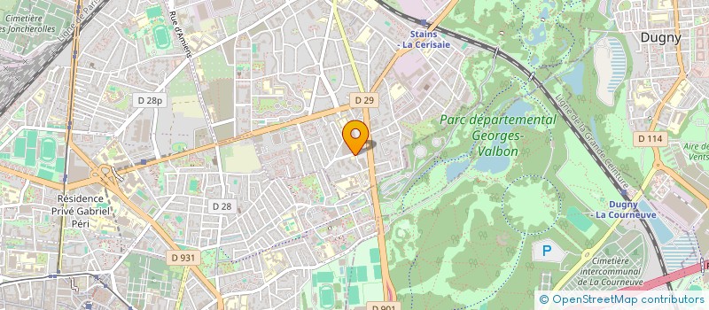 localisation de l'entreprise SR INVEST à STAINS
