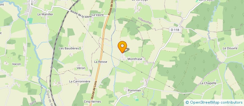 localisation de l'entreprise SR INVEST  SAINT-ETIENNE-DU-BOIS