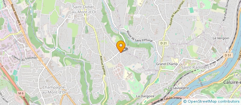 localisation de l'entreprise SR INVEST LYON  SAINT-DIDIER-AU-MONT-D'OR