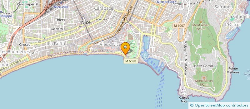 localisation de l'entreprise SR LES PONCHETTES à NICE