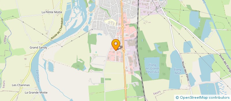 localisation de l'entreprise SR LOIRE SUD  FEURS