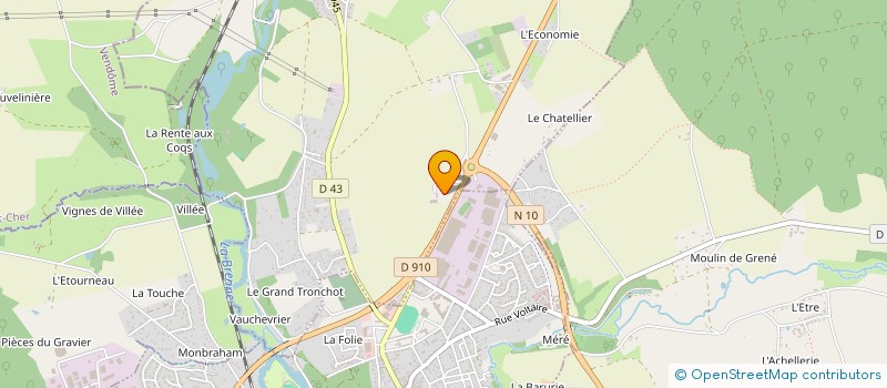 localisation de l'entreprise SR MAINTENANCE ET OUTILLAGE à NEUVILLE-SUR-BRENNE