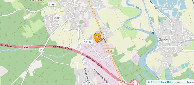 localisation de l'entreprise SR METAL à APPOIGNY