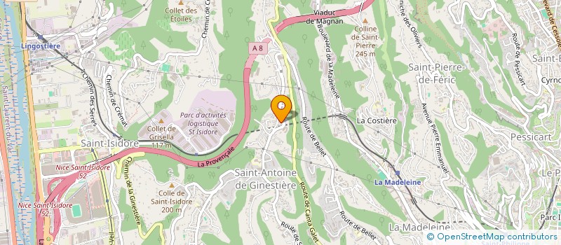 localisation de l'entreprise SR ONCO à NICE