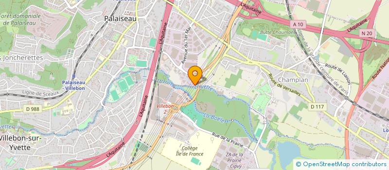 localisation de l'entreprise SR PHARMA à PALAISEAU