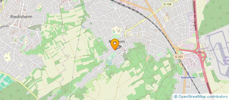 localisation de l'entreprise SR PME  RIXHEIM