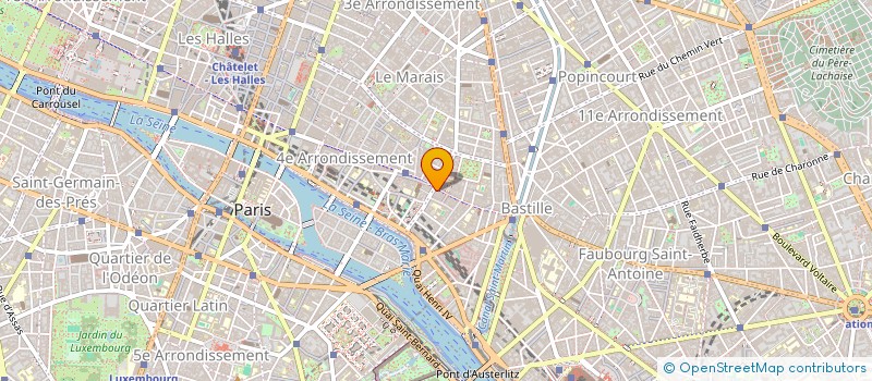 localisation de l'entreprise SR PRODUCTIONS  PARIS