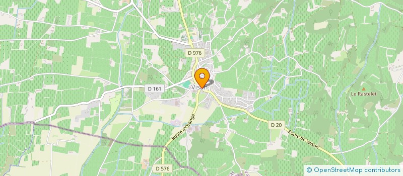 localisation de l'entreprise SR PROVENCAL  VISAN