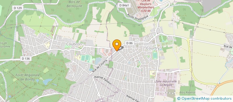 localisation de l'entreprise SR RENOV à COURTRY