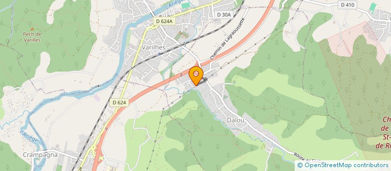 localisation de l'entreprise SR SCI à DALOU