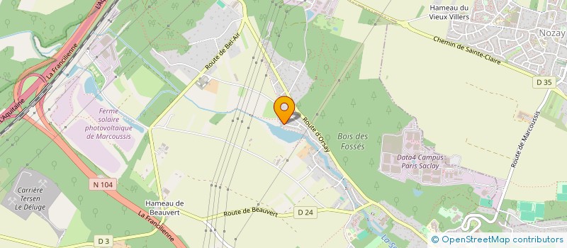 localisation de l'entreprise SR SERRURERIE  MARCOUSSIS