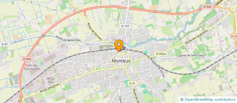 localisation de l'entreprise SR SERVICES à SORGUES
