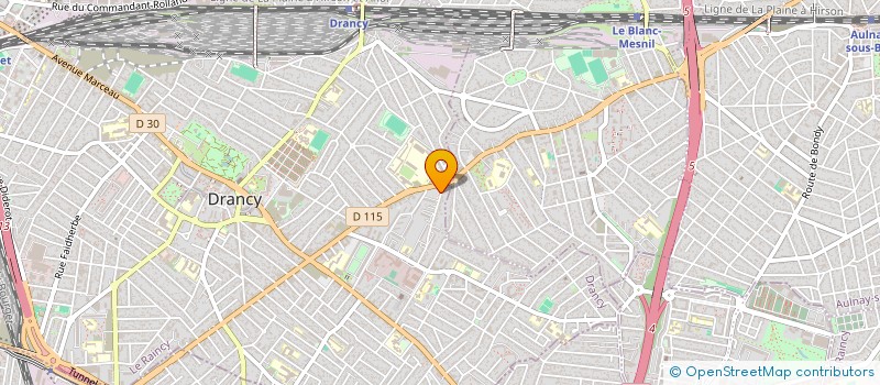 localisation de l'entreprise SR SERVICES à DRANCY