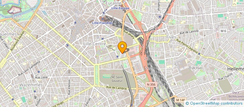 localisation de l'entreprise SR SERVICES à LILLE